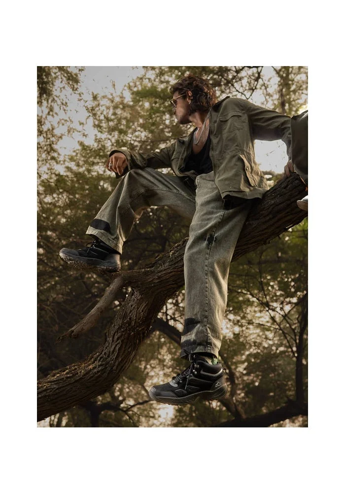 Bacca Bucci Shadow Black Stompster Adventure Boots for Men | Best Price UAE